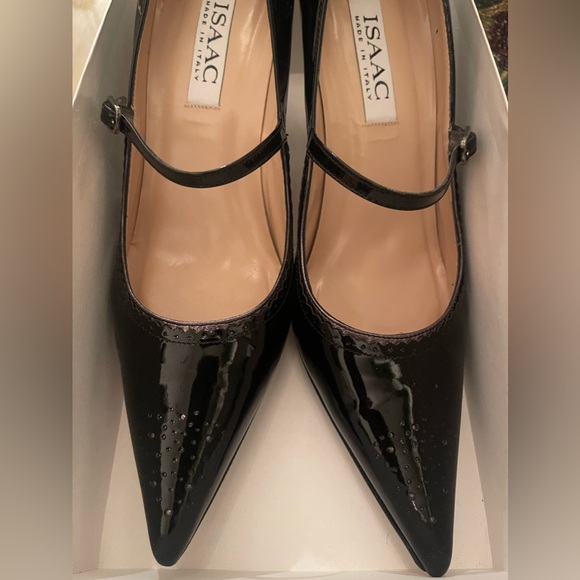 Isaac made in Italy black heels 8.5 - Picture 2 of 6